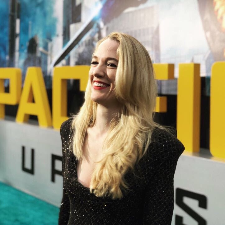 Writer Director Emily Carmichael at the premiere of Pacific Rim Uprising